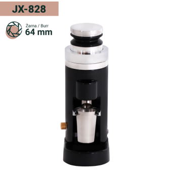 Młynek single-dose JX-828 Glossy Black (żarna 64mm) Coffee Format