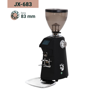 Młynek JX-683 Glossy Black (żarna 83mm) Coffee Format
