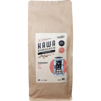 Rzemieślnicza Kawa Ziarnista do Kaw Mlecznych 1 kg - Tommy Cafe