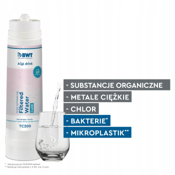 BWT Zestaw AQA drink Pure Carbon Set (TC200, głowica, monitor)