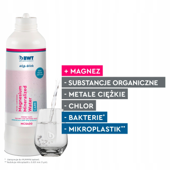 BWT Zestaw AQA drink Pure Soft Set (MCS400, głowica, monitor)